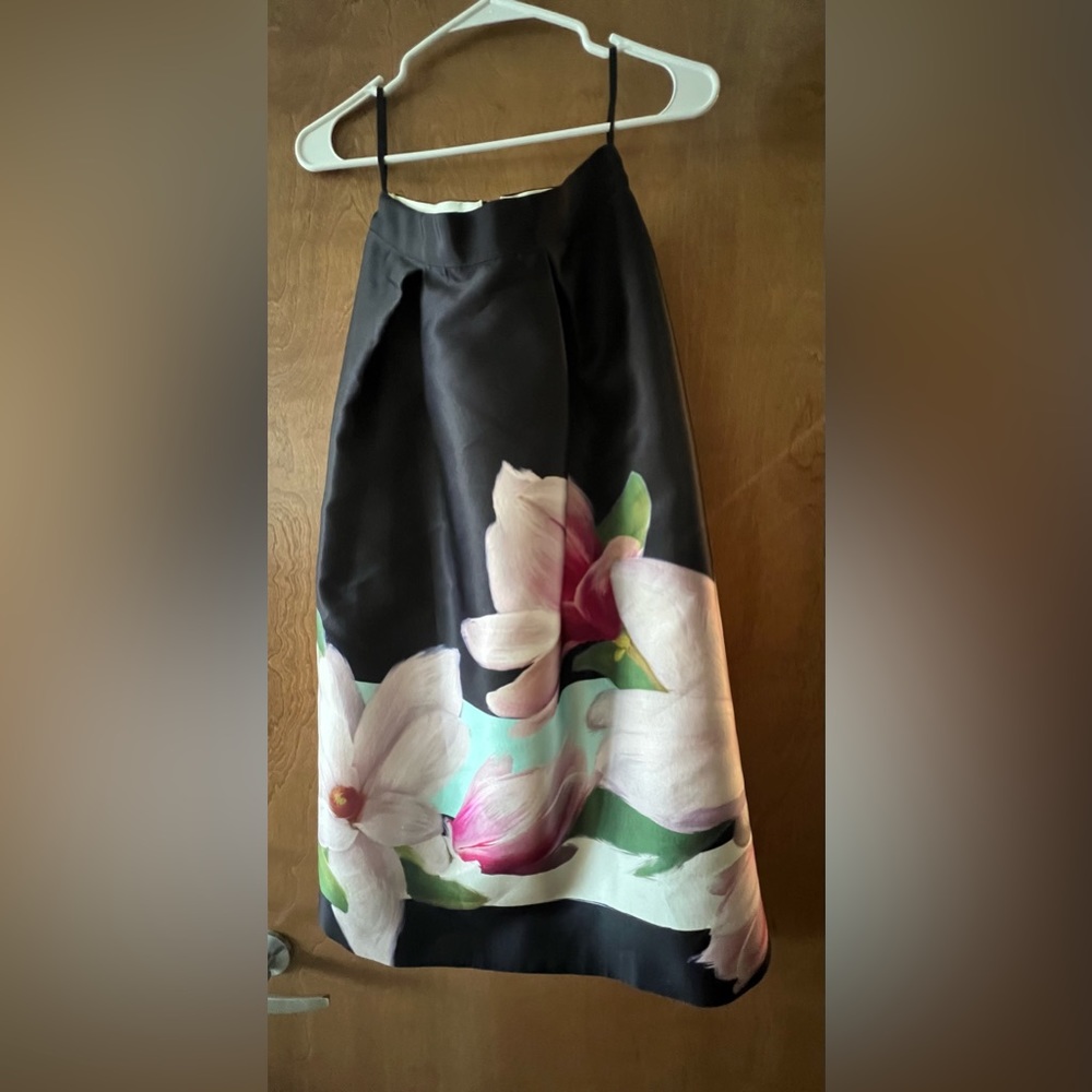 Ted baker floral midi skirt